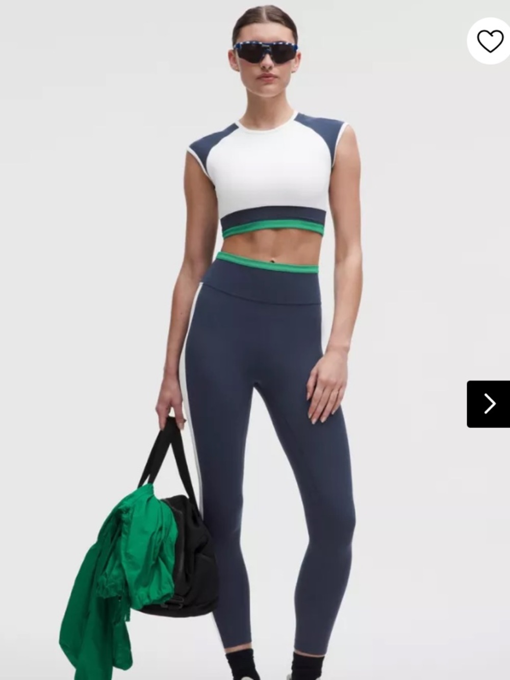 Lululemon Leggings + Top Set Nulu Cropped Shirt High Rise Tight 25” Retro Remix